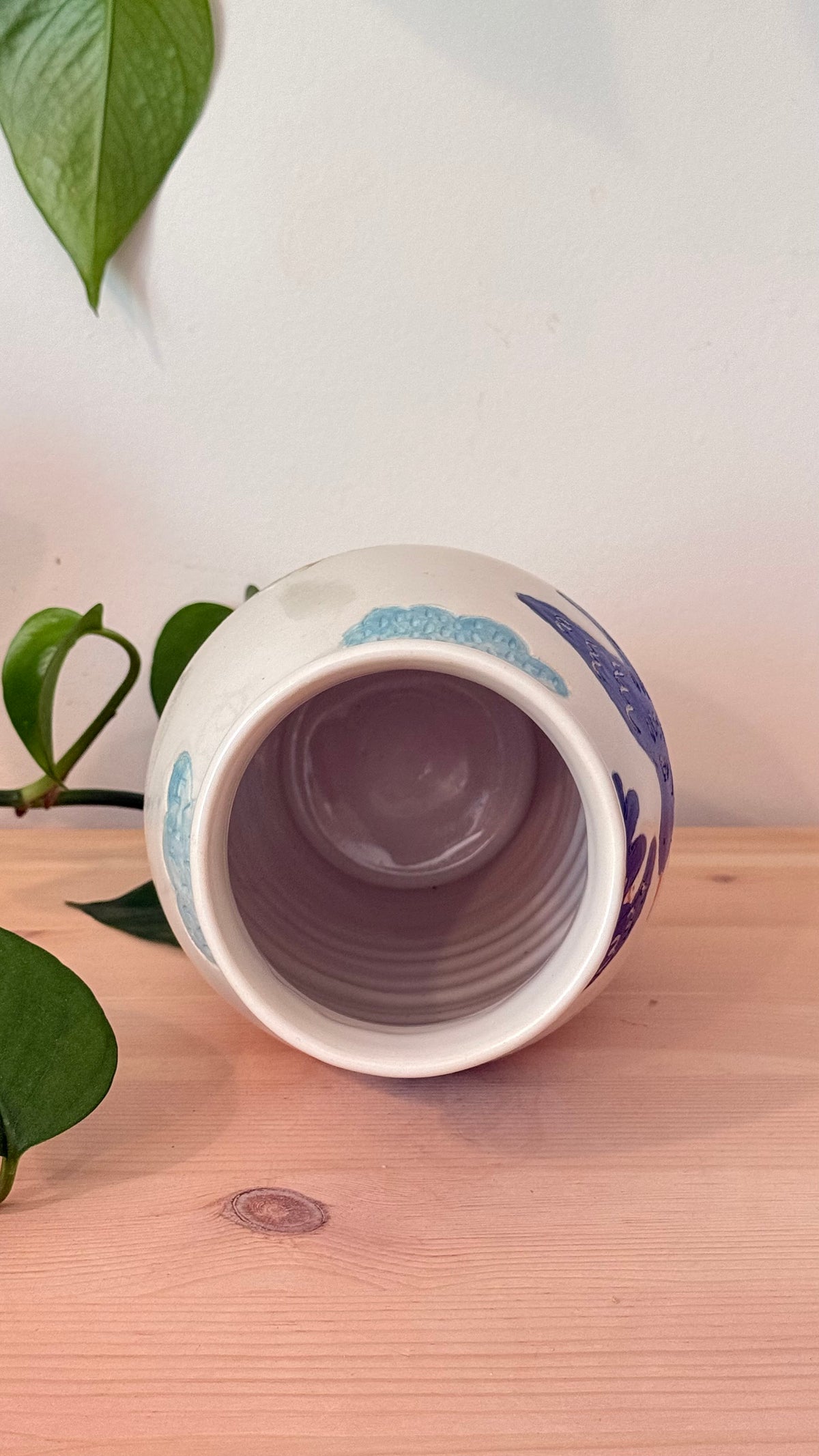 Flying Birds Vase