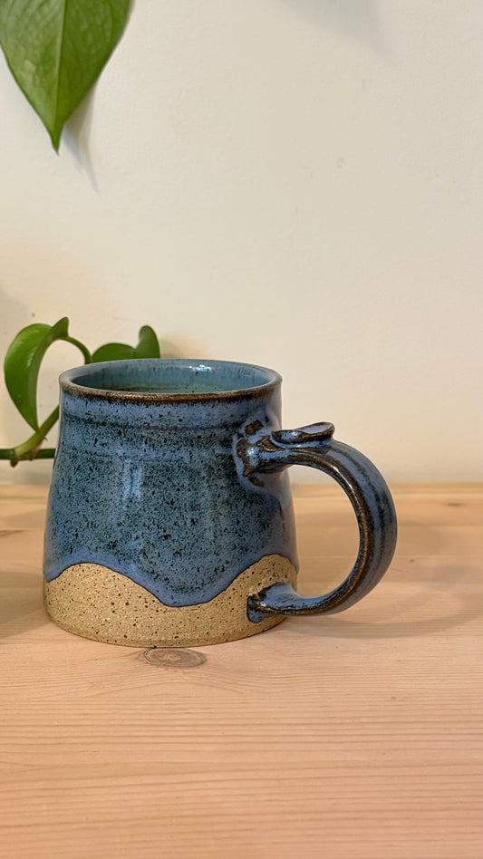 Floating Blue Mug