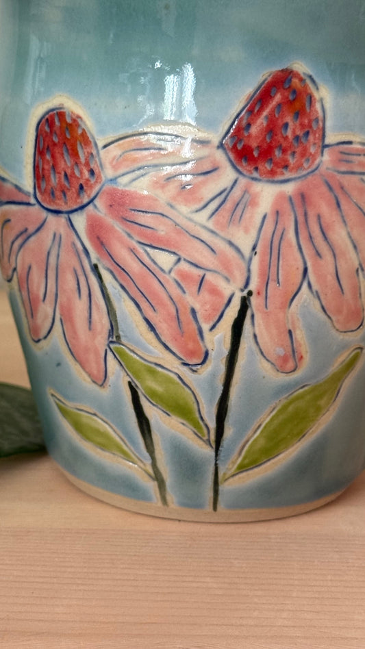 Cone Flower Mug