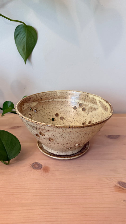 Collander (speckled yellow)
