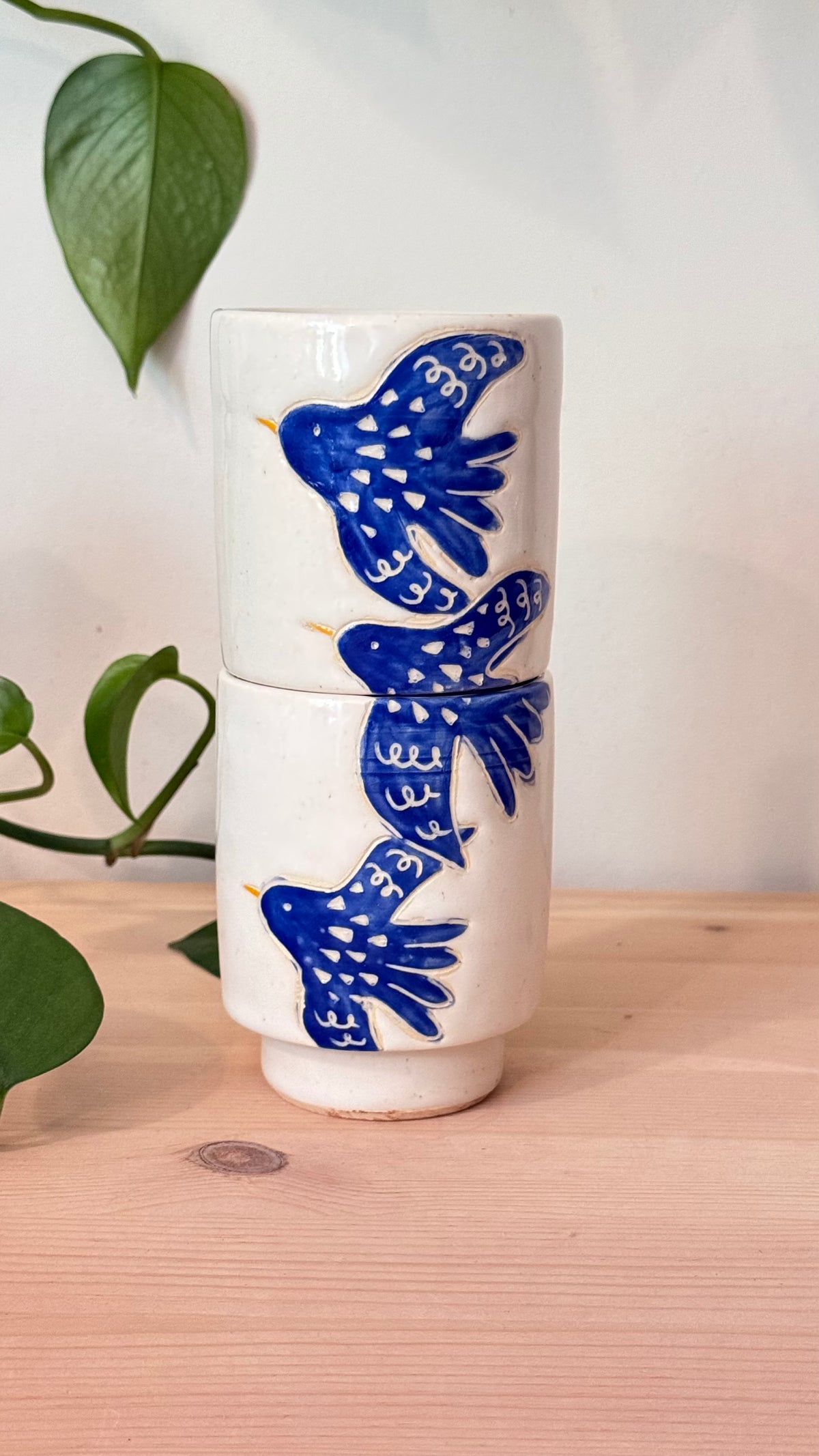 Flying birds Stacking Cups