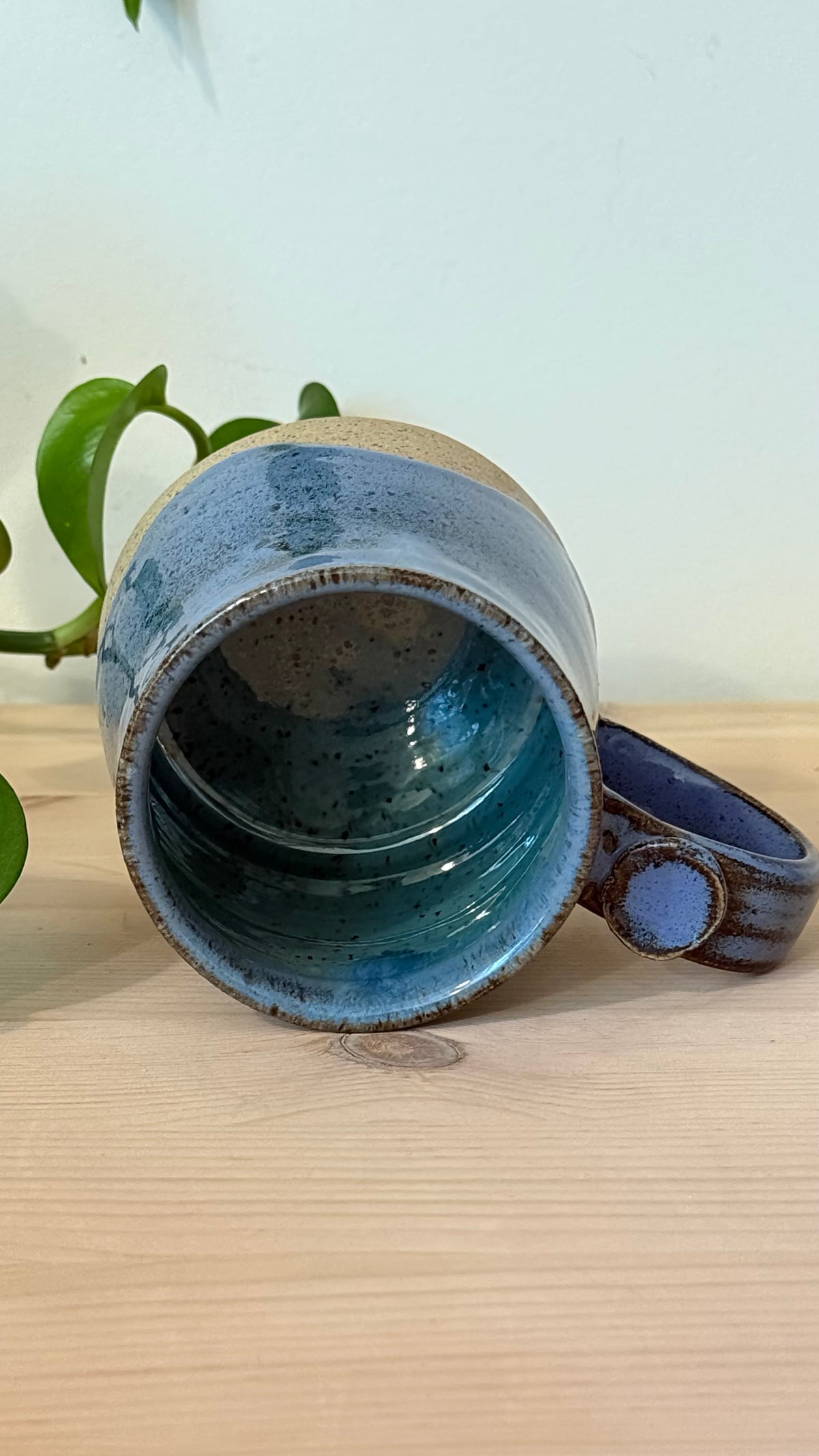 Floating Blue Mug