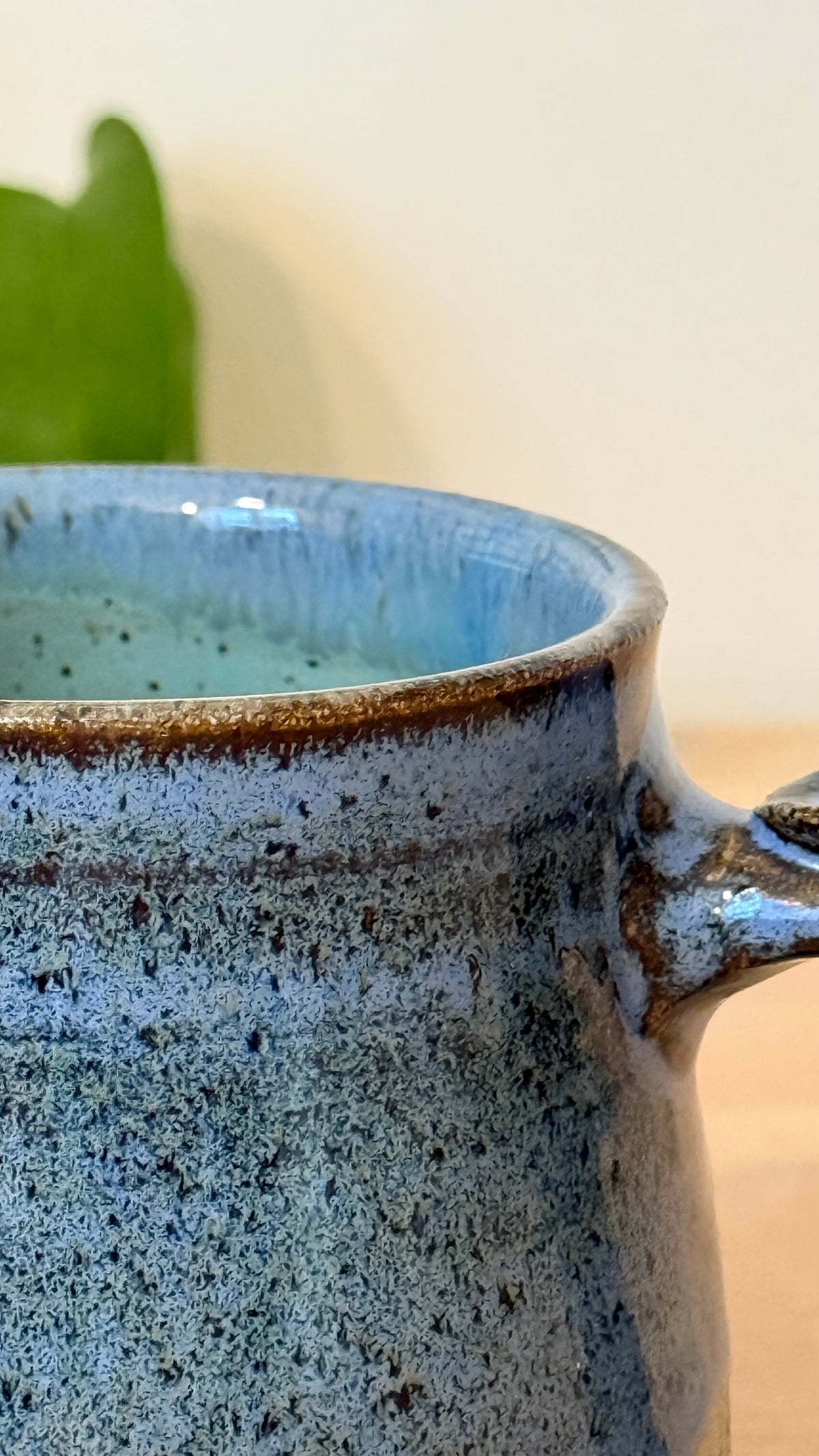 Floating Blue Mug