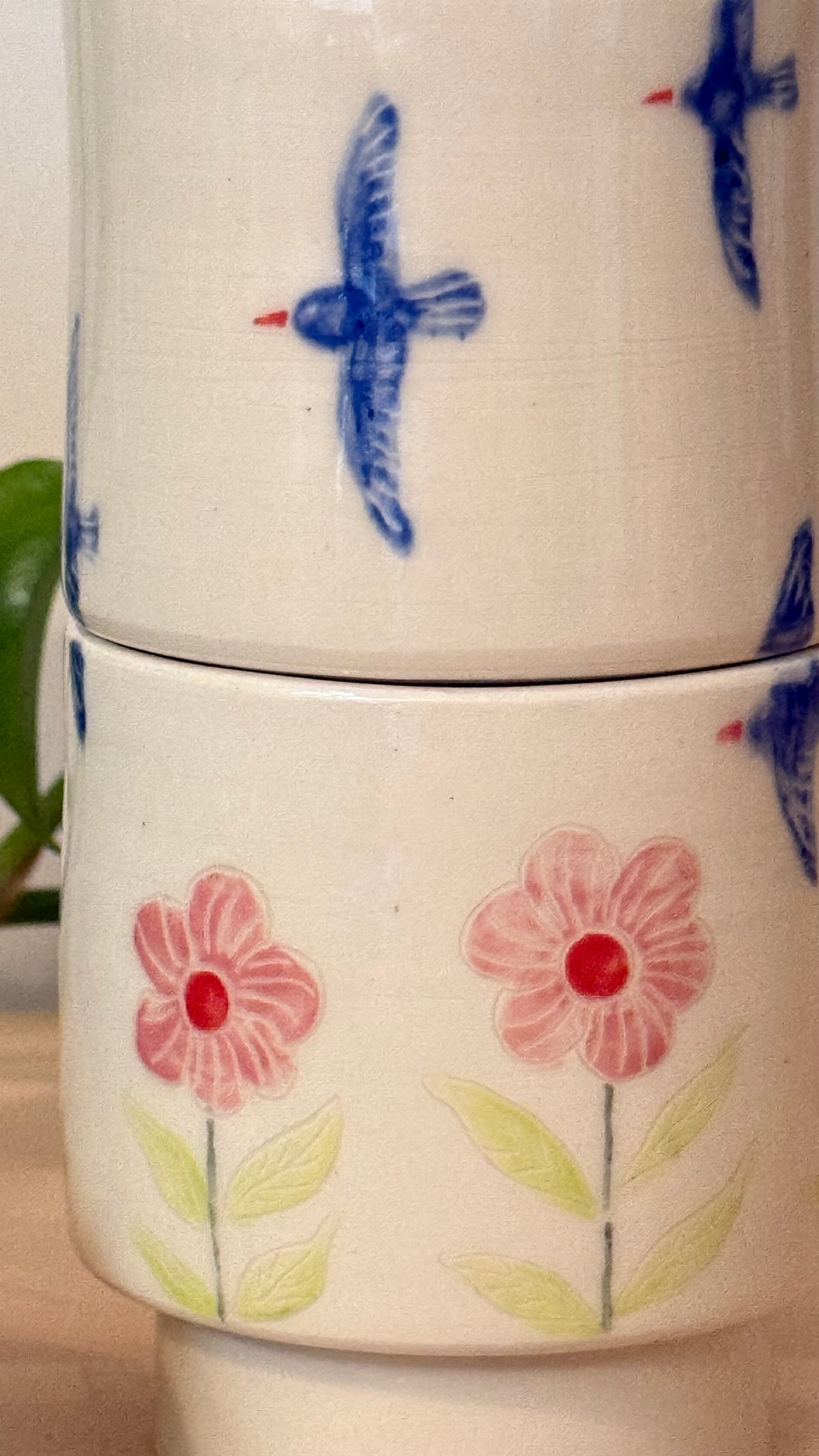 Garden Themed Stacking Cups