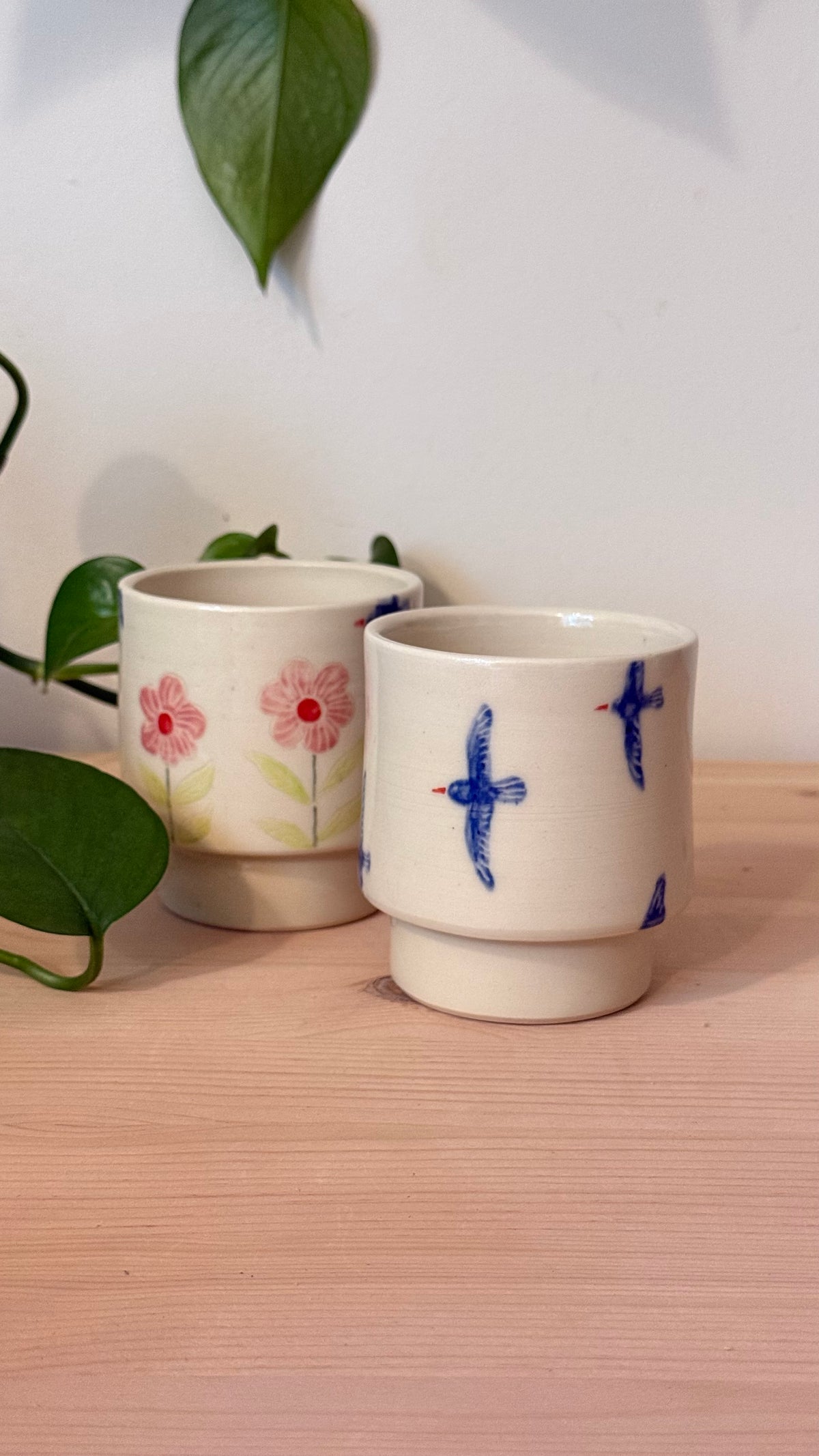 Garden Themed Stacking Cups
