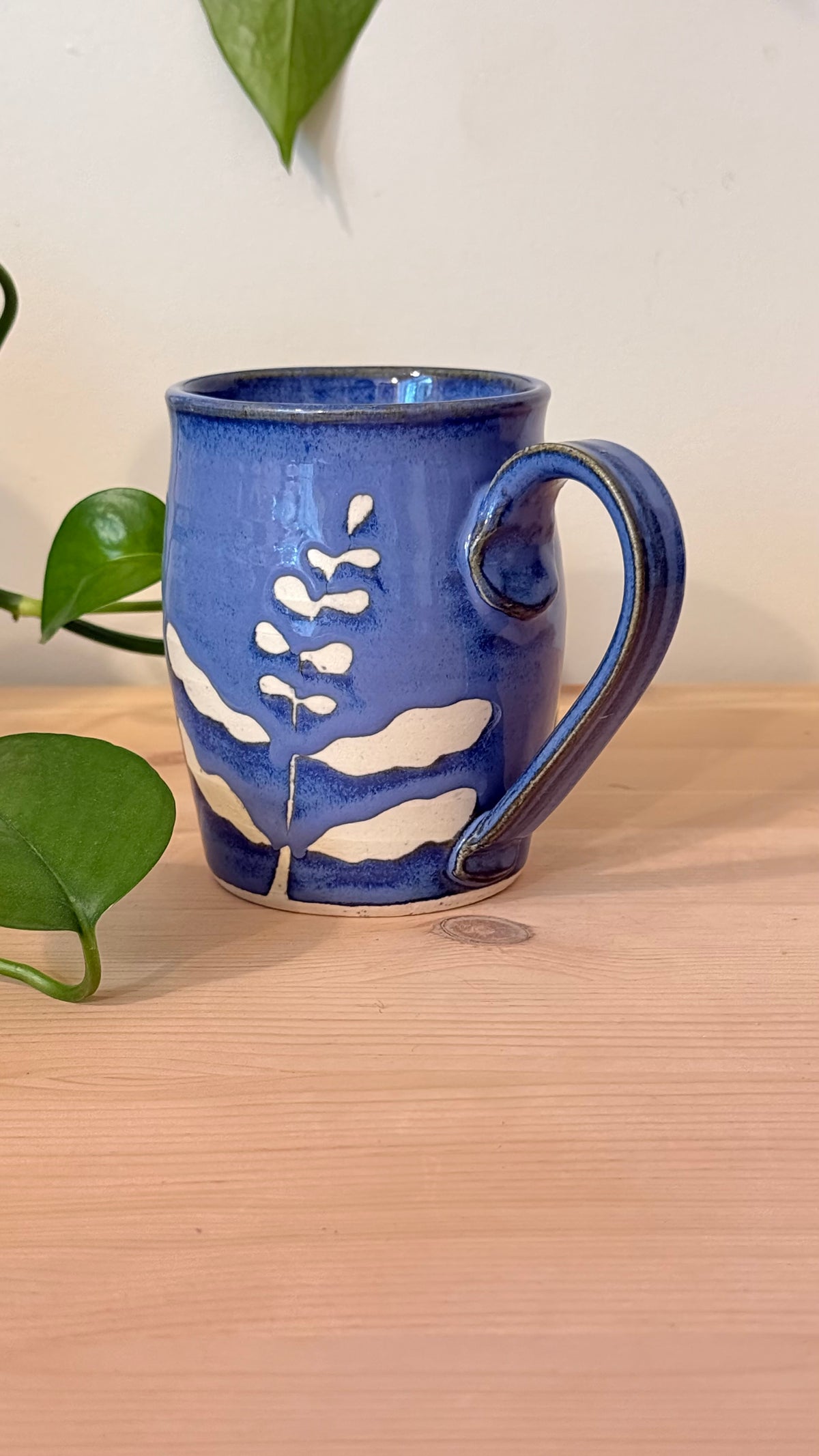 Wildflower Garden Mug (deep blue)