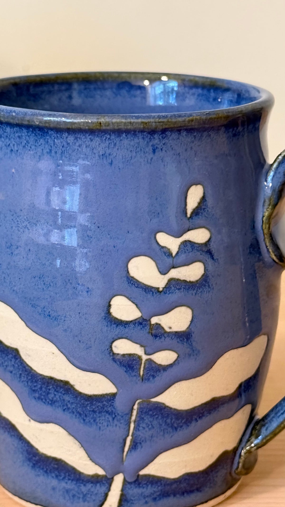 Wildflower Garden Mug (deep blue)