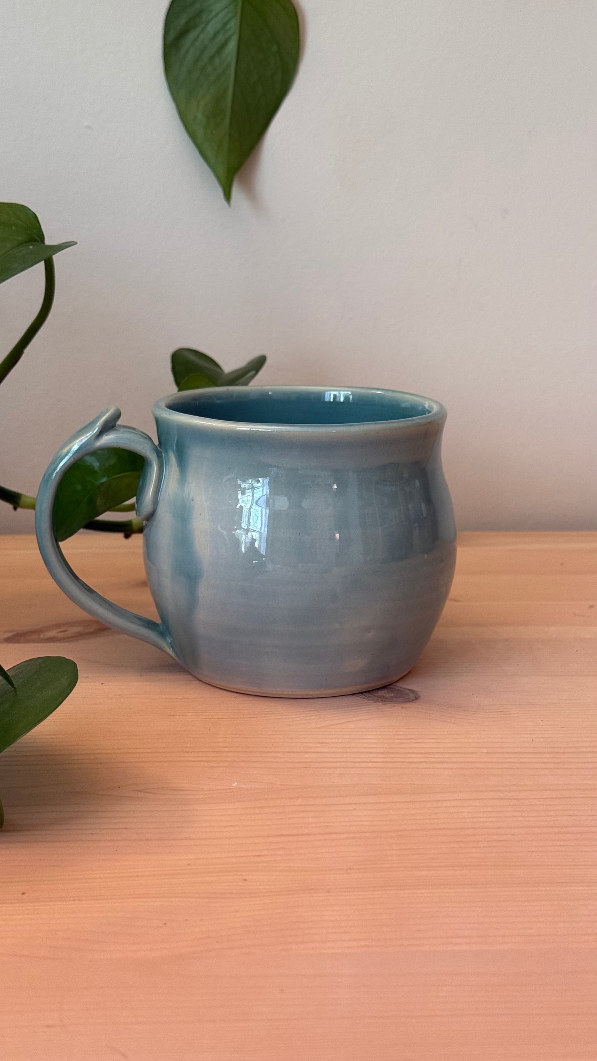Coneflower Impression Mug (Light Blue)