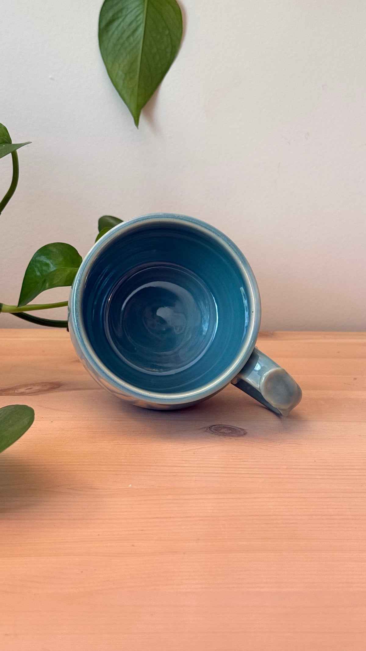 Coneflower Impression Mug (Light Blue)